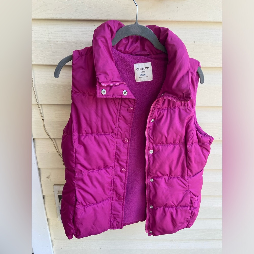 Pink Puffer Vest